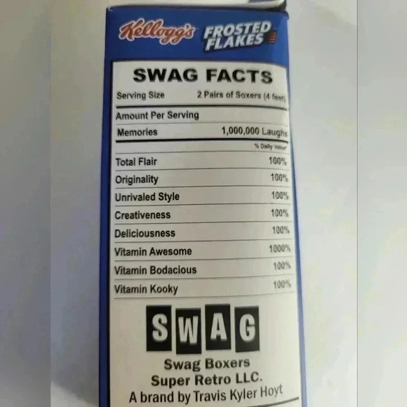 2 Pair SWAG Kellogg's Frosted Flakes Crew Socks, Men's Size 8/13 Collection - Picture 4 of 4